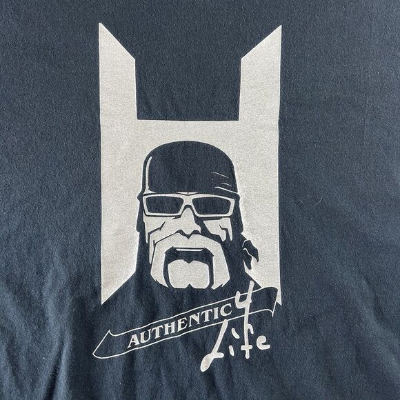 Vintage Hulk Hogan Authentic 4 Life Graphic Shirt Men’s XXL WWF TNA Impact - Picture 6 of 8